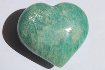 Amazonite heart from Madagascar 154g