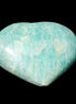 Amazonite heart from Madagascar 154g in sunlight - Rocks and Things Store