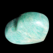 Amazonite heart from Madagascar 154g in sunlight - Rocks and Things Store