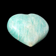 Amazonite heart from Madagascar 154g in sunlight - Rocks and Things Store