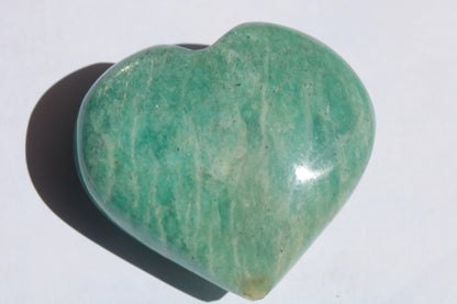 Amazonite heart from Madagascar 154g