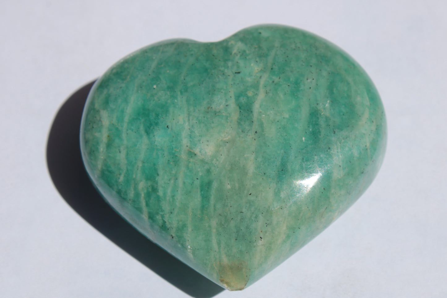 Amazonite heart from Madagascar 154g