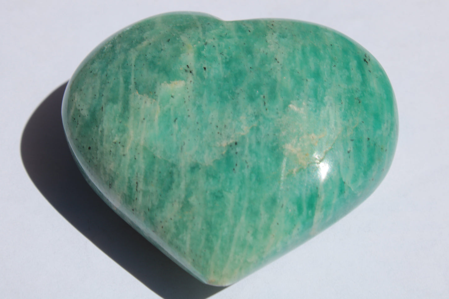 Amazonite heart from Madagascar 154g