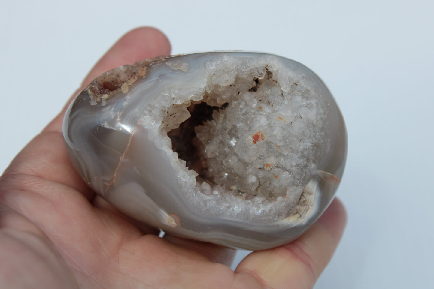 Agate geode 222g Rocks and Things