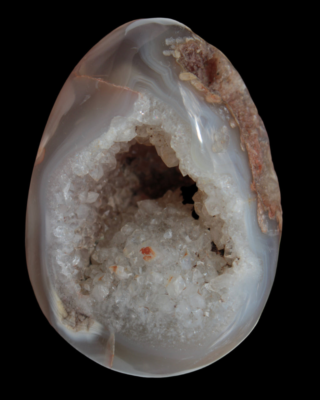 Agate geode 222g Rocks and Things