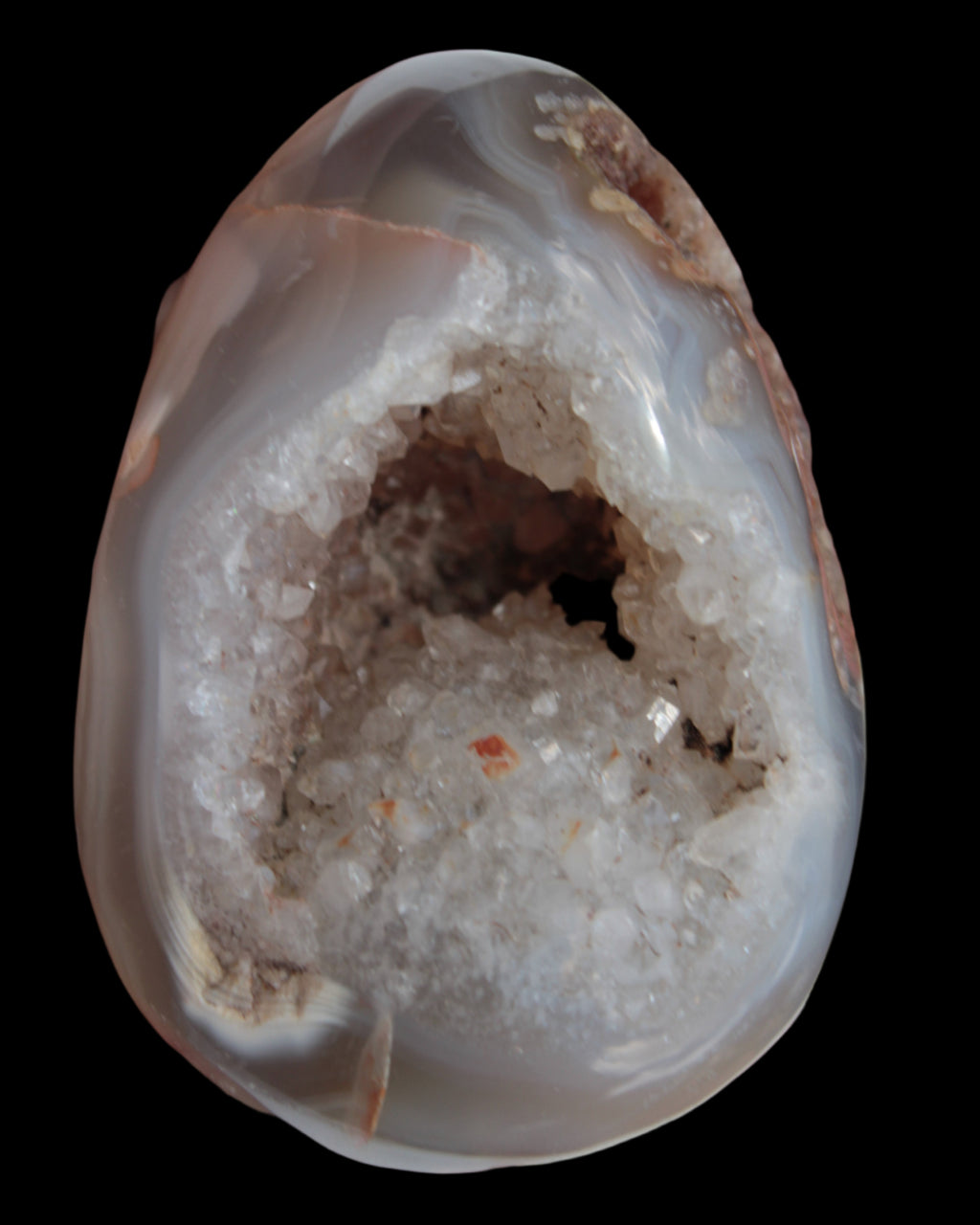 Agate geode 222g Rocks and Things