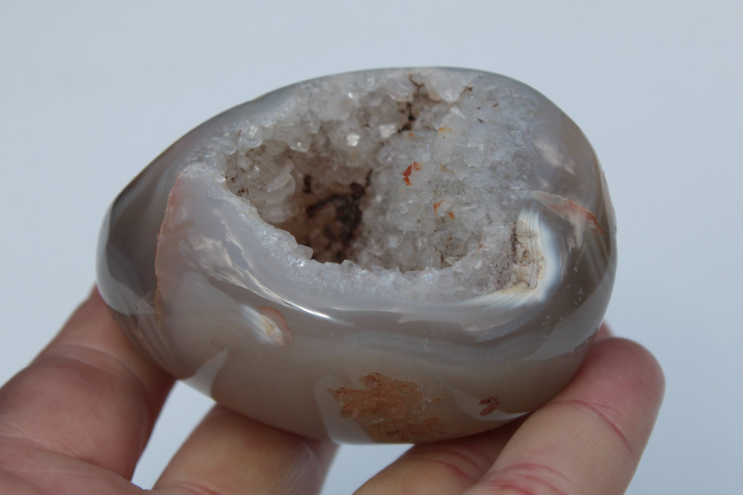 Agate geode 222g Rocks and Things