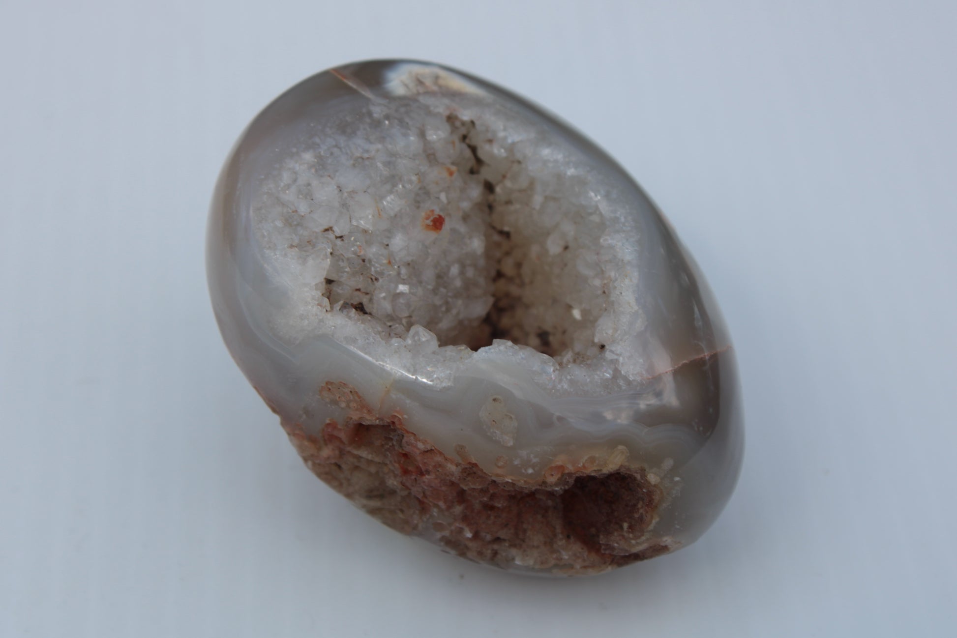 Agate geode 222g Rocks and Things