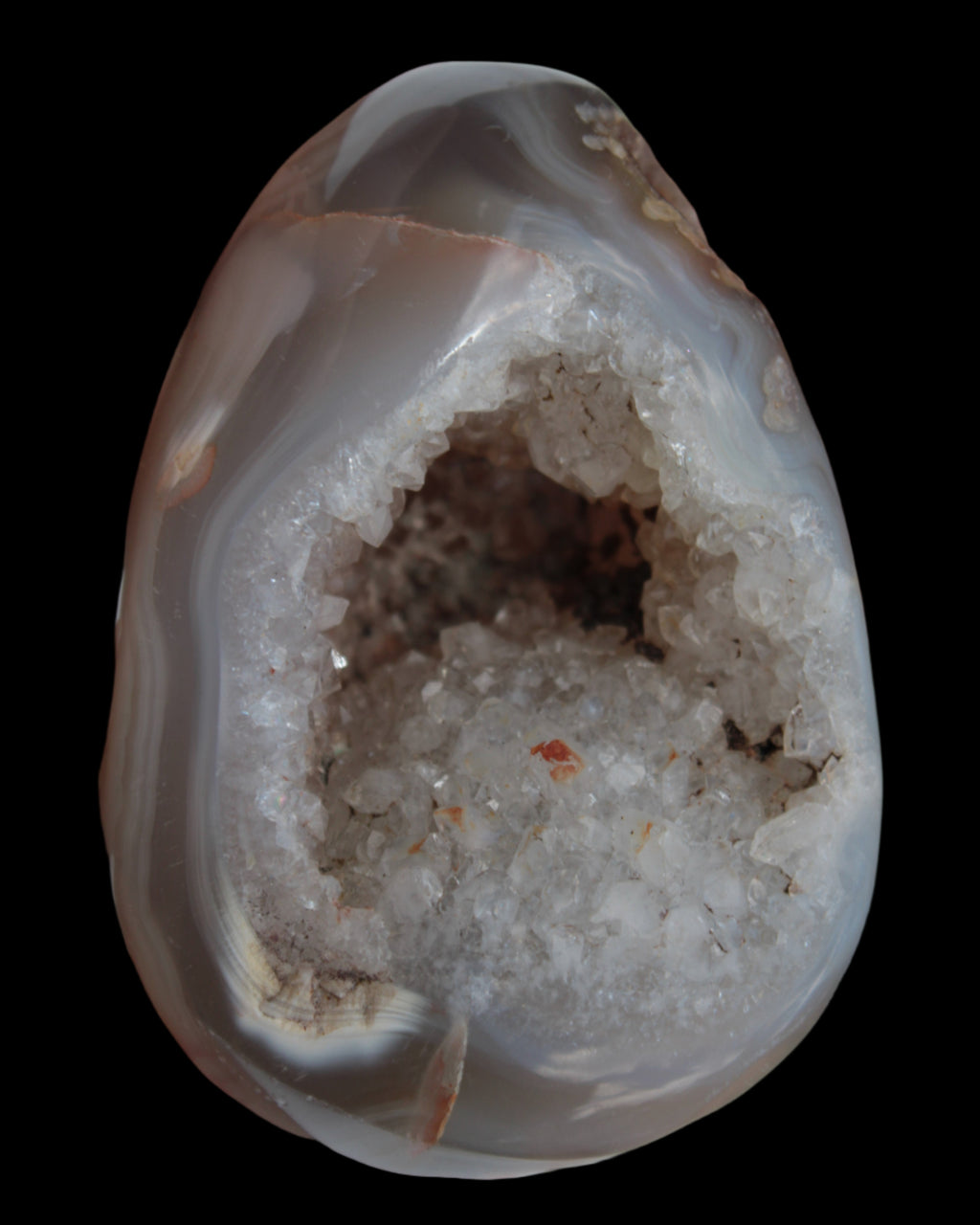 Agate geode 222g Rocks and Things
