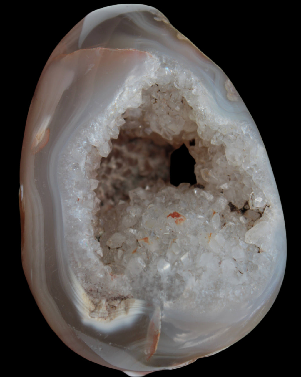 Agate geode 222g Rocks and Things