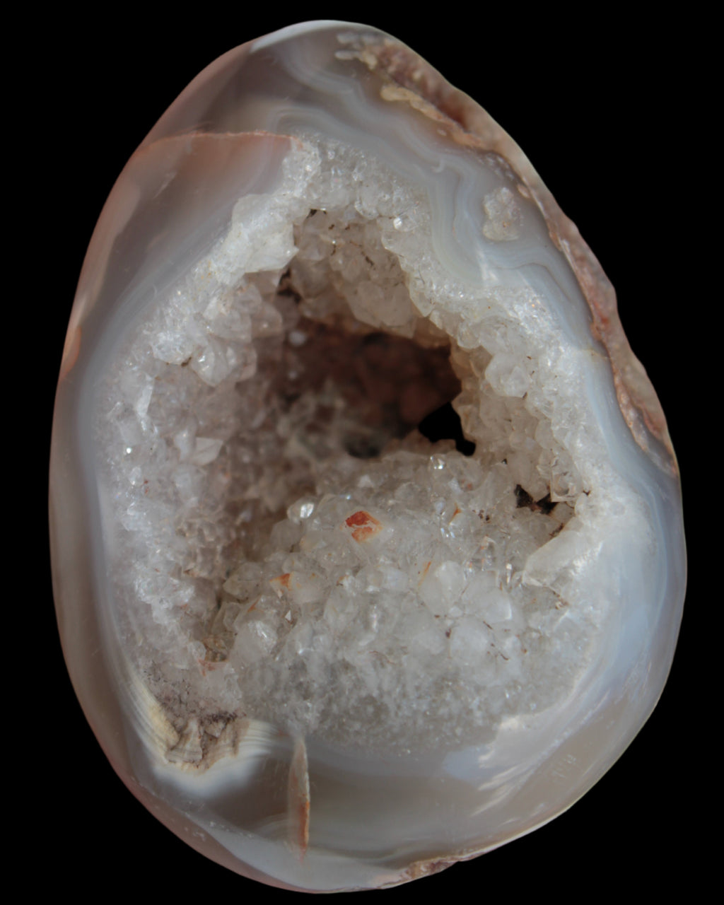 Agate geode 222g Rocks and Things