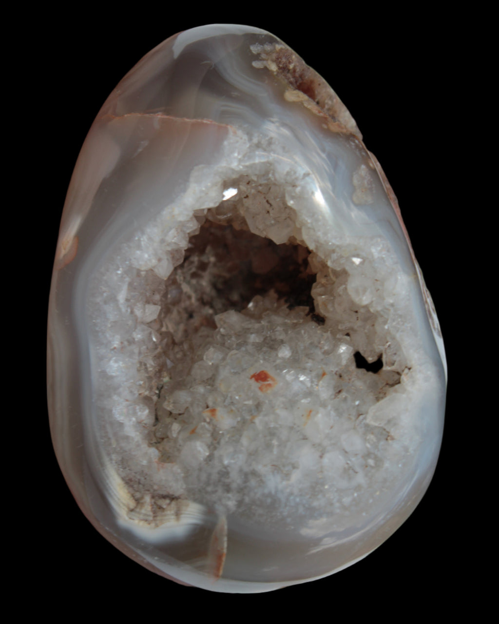 Agate geode 222g Rocks and Things