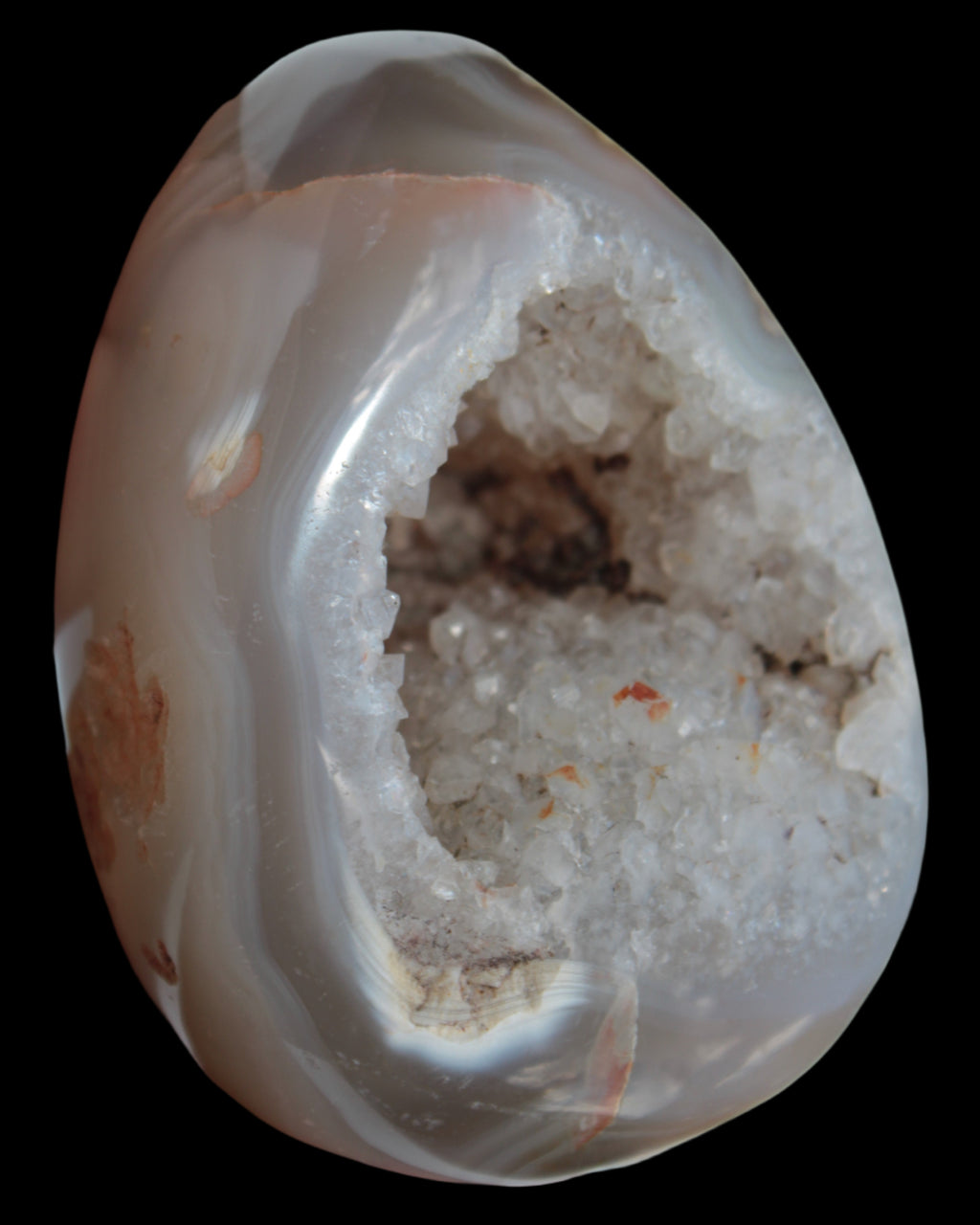 Agate geode 222g Rocks and Things