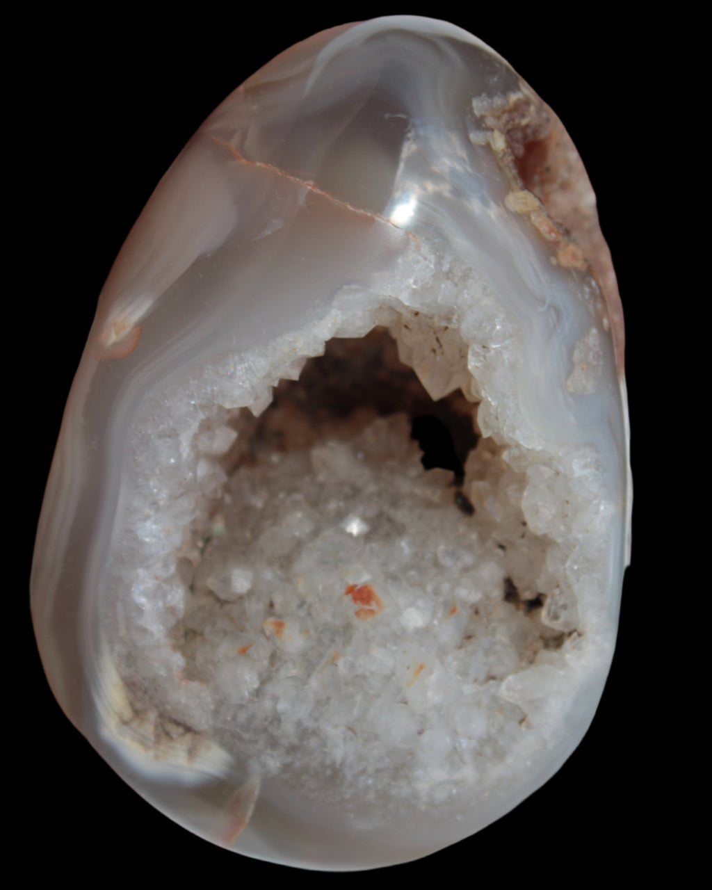 Agate geode 222g Rocks and Things
