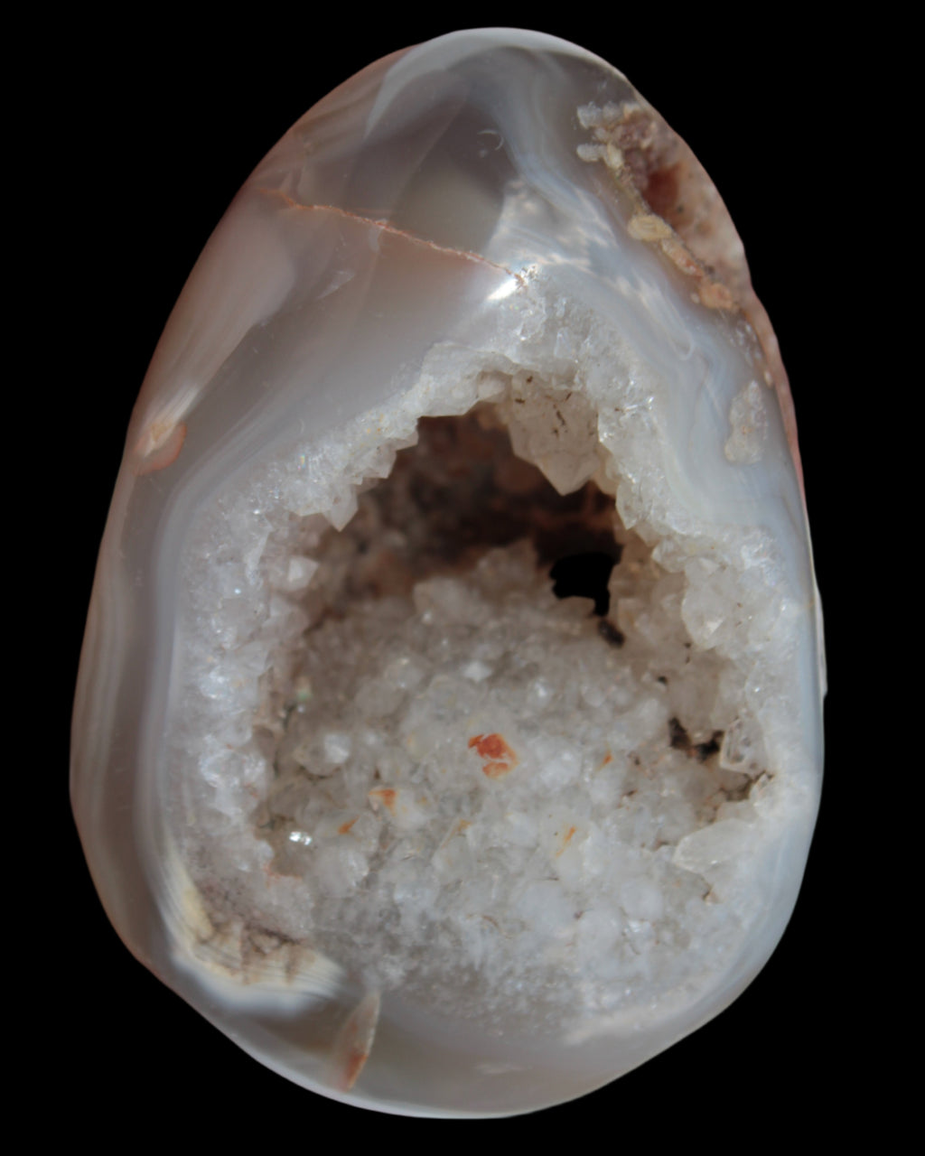 Agate geode 222g Rocks and Things