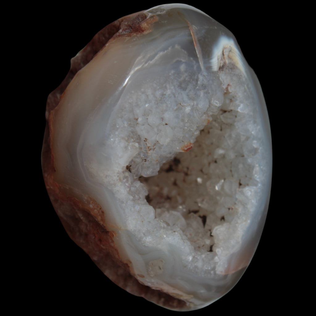 Agate geode 222g Rocks and Things