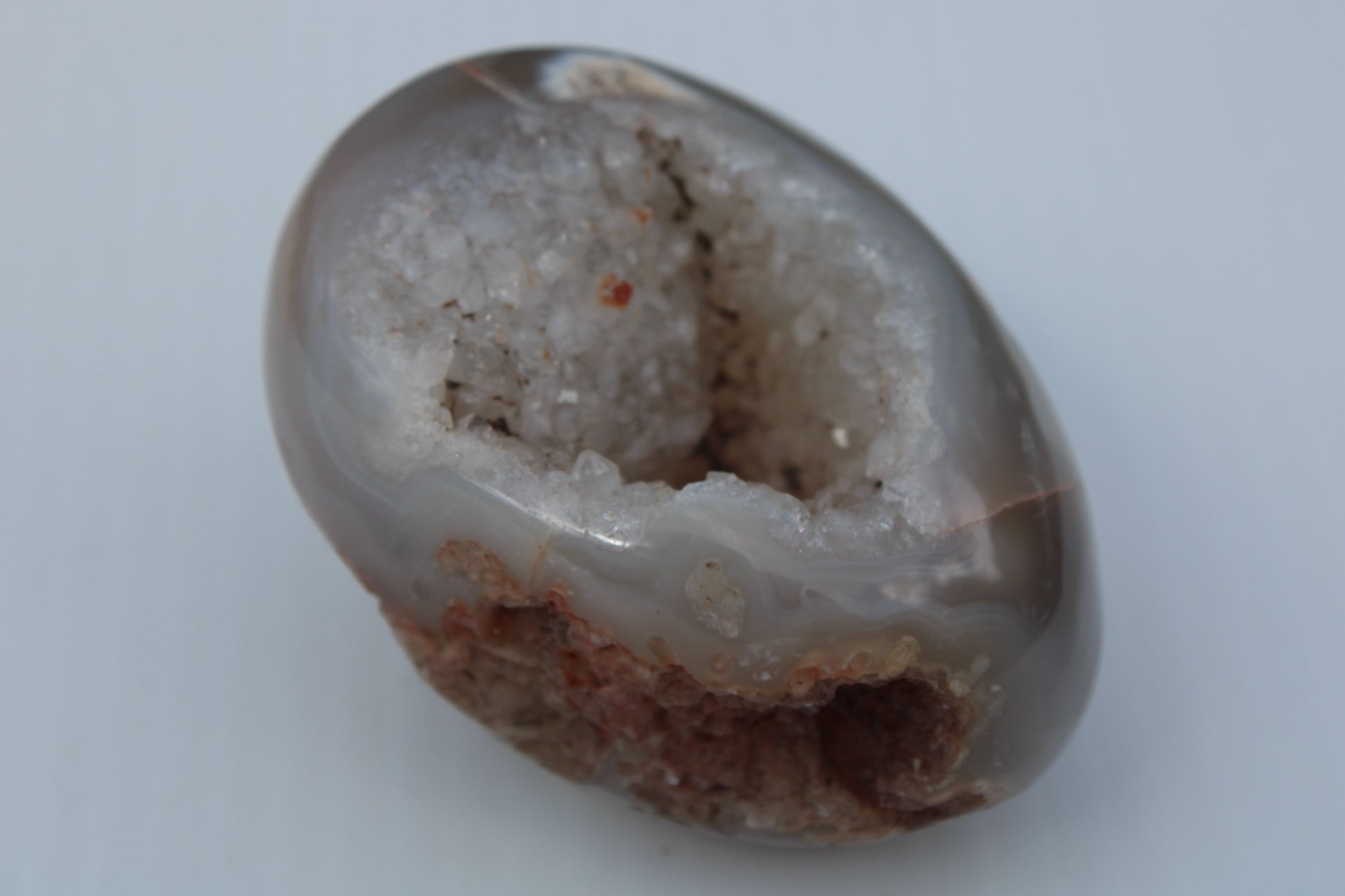 Agate geode 222g Rocks and Things