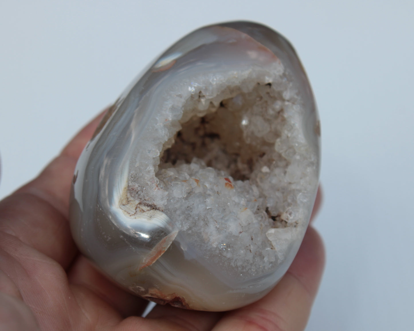 Agate geode 222g Rocks and Things