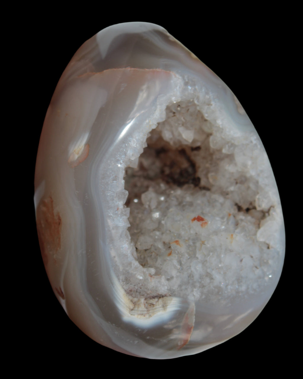 Agate geode 222g Rocks and Things