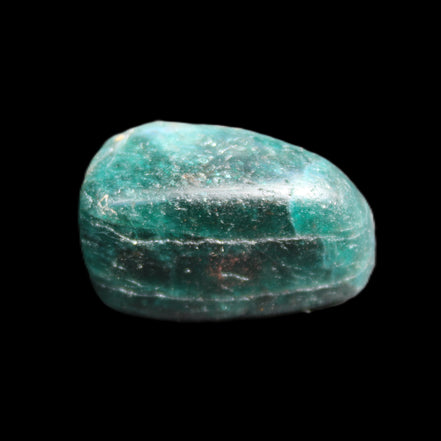 Blue Apatite tumbled stone 12-13g in sunlight - Rocks and Things Store