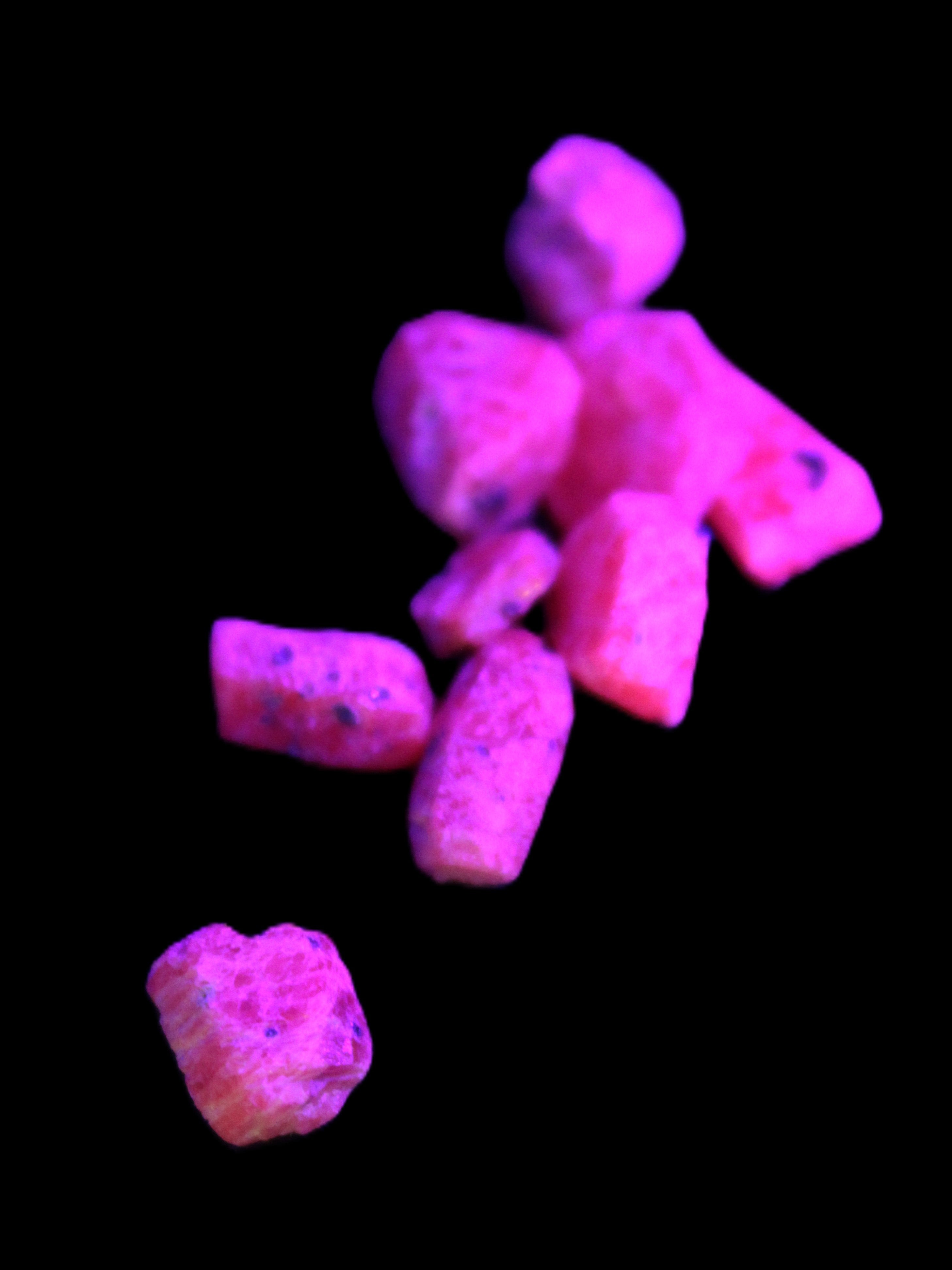 Ruby Corundum small natural crystals 4g Rocks and Things