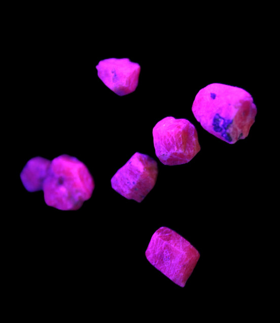 Ruby Corundum small natural crystals 4g Rocks and Things