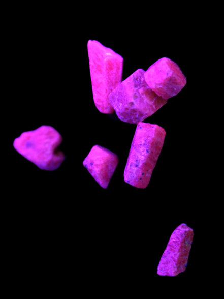 Ruby Corundum small natural crystals 4g Rocks and Things