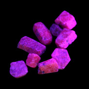 Ruby Corundum small natural crystals 4g Rocks and Things