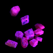 Ruby Corundum small natural crystals 4g Rocks and Things