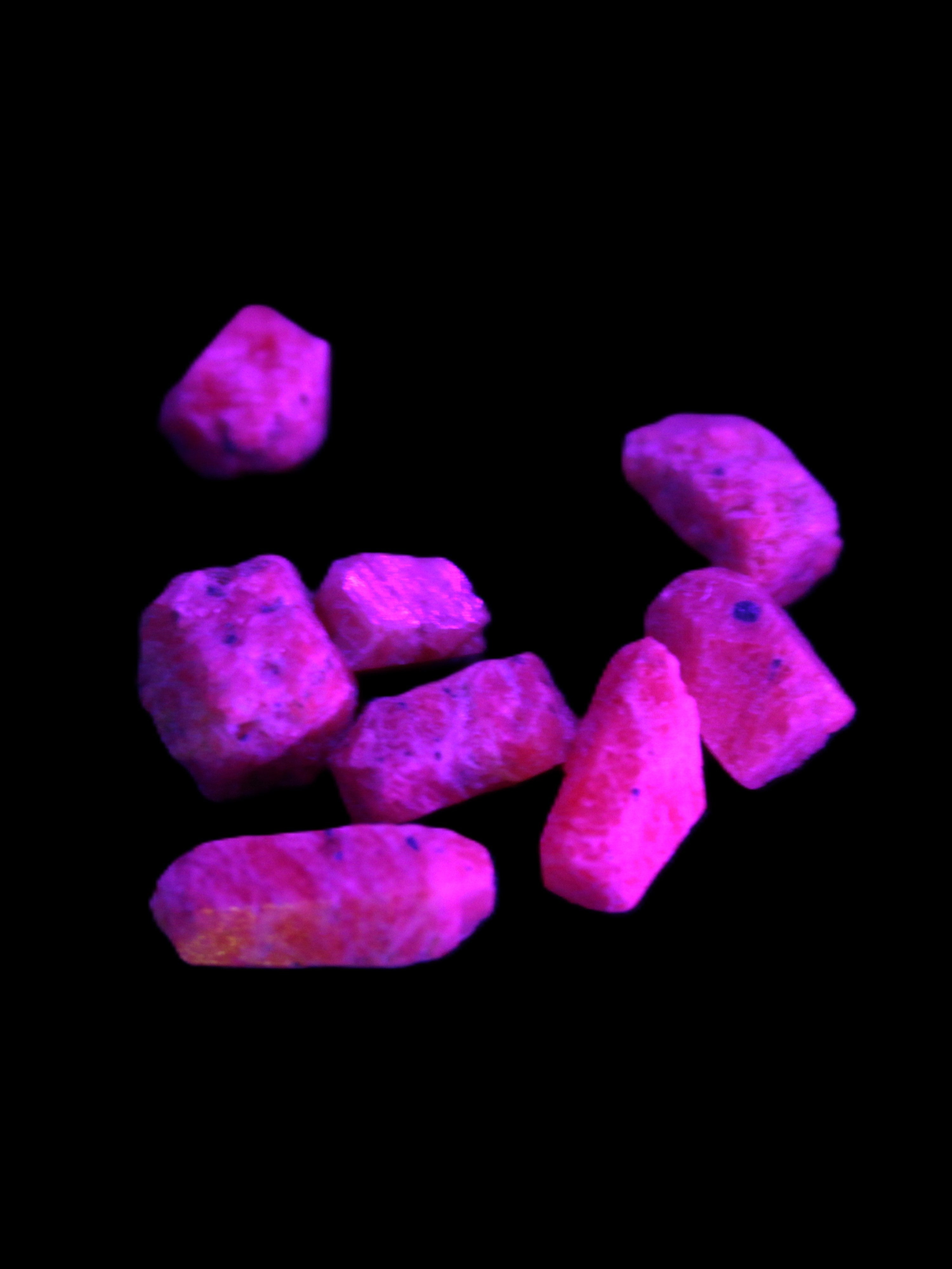 Ruby Corundum small natural crystals 4g Rocks and Things
