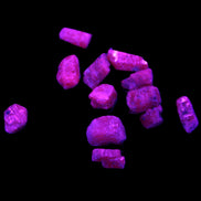 Ruby Corundum small natural crystals 4g