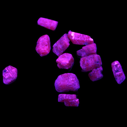 Ruby Corundum small natural crystals 4g