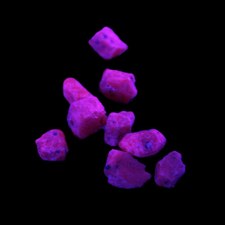 Ruby Corundum small natural crystals 4g