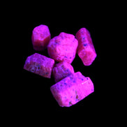 Ruby Corundum small natural crystals 4g Rocks and Things