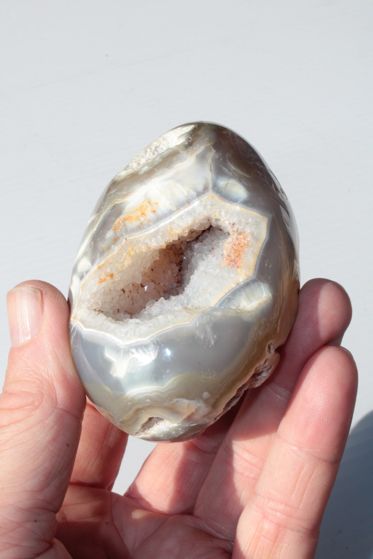 Agate geode 307g Rocks and Things