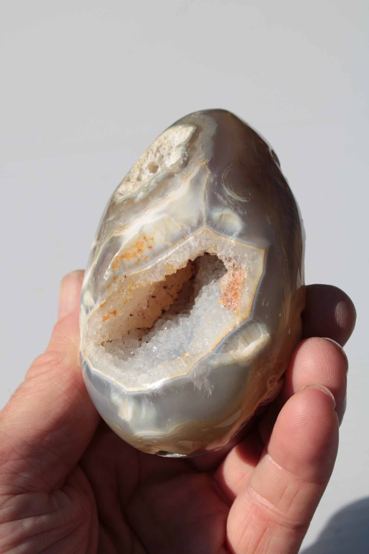 Agate geode 307g Rocks and Things