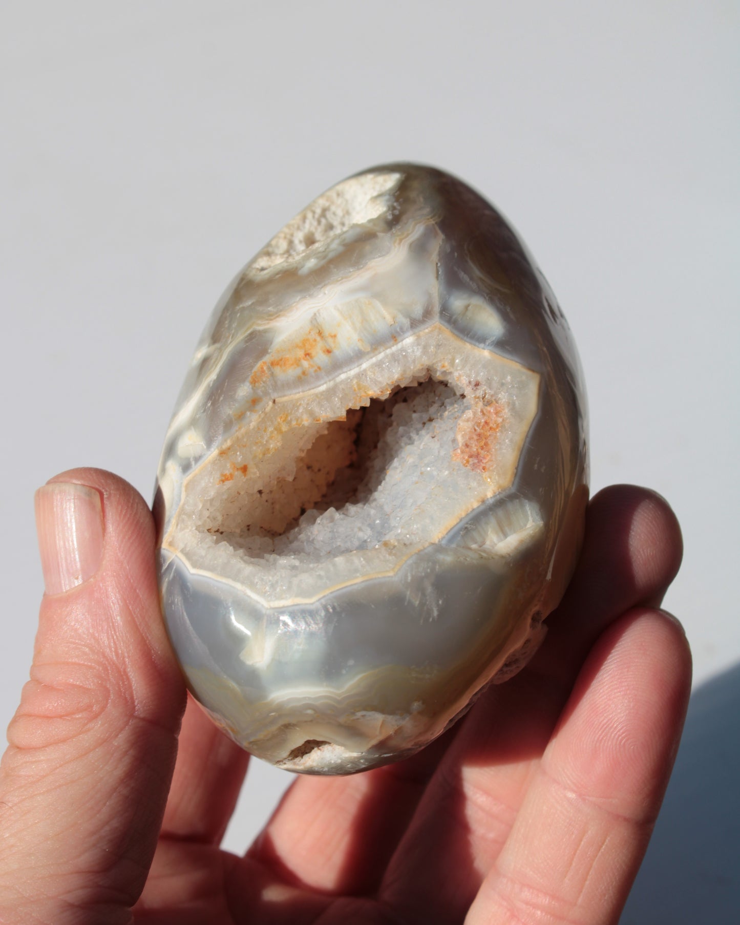 Agate geode 307g Rocks and Things