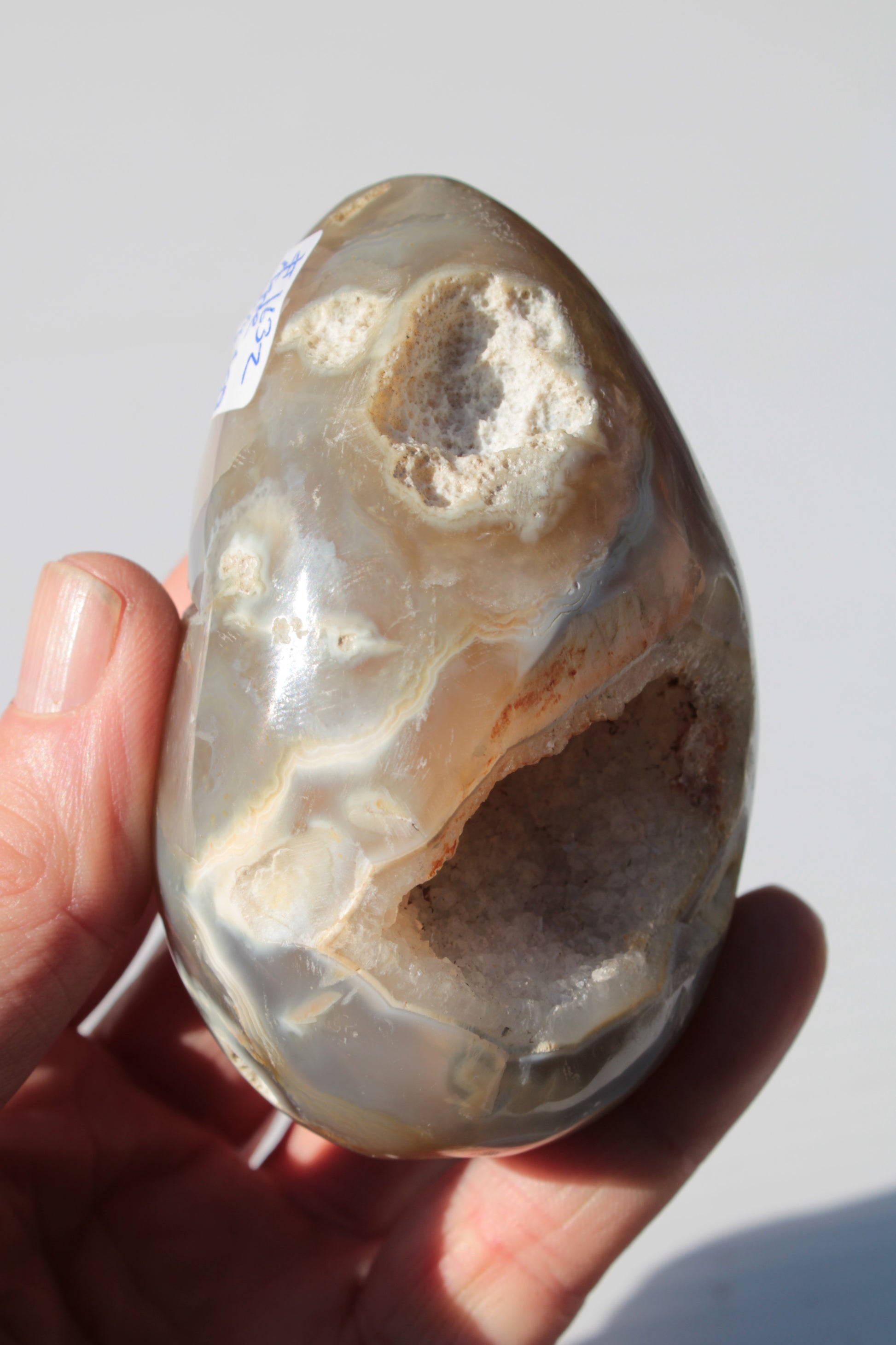 Agate geode 307g Rocks and Things