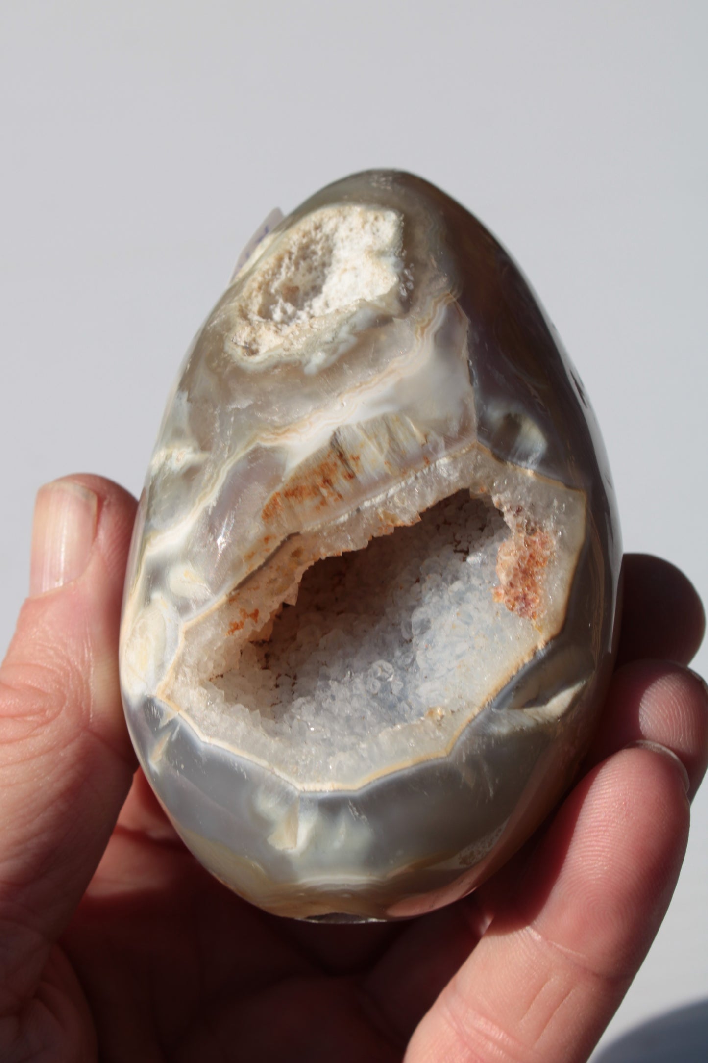 Agate geode 307g Rocks and Things