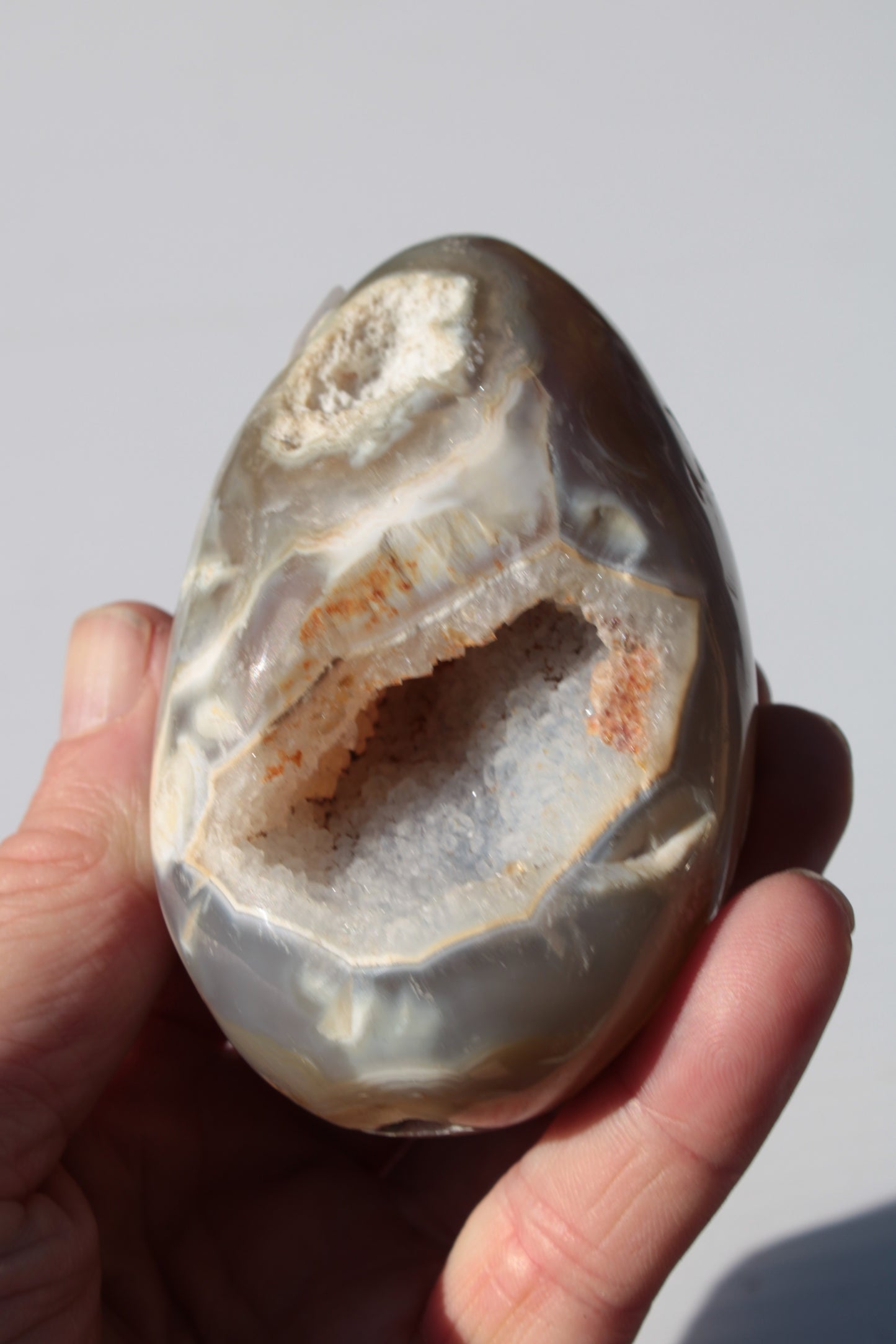 Agate geode 307g Rocks and Things