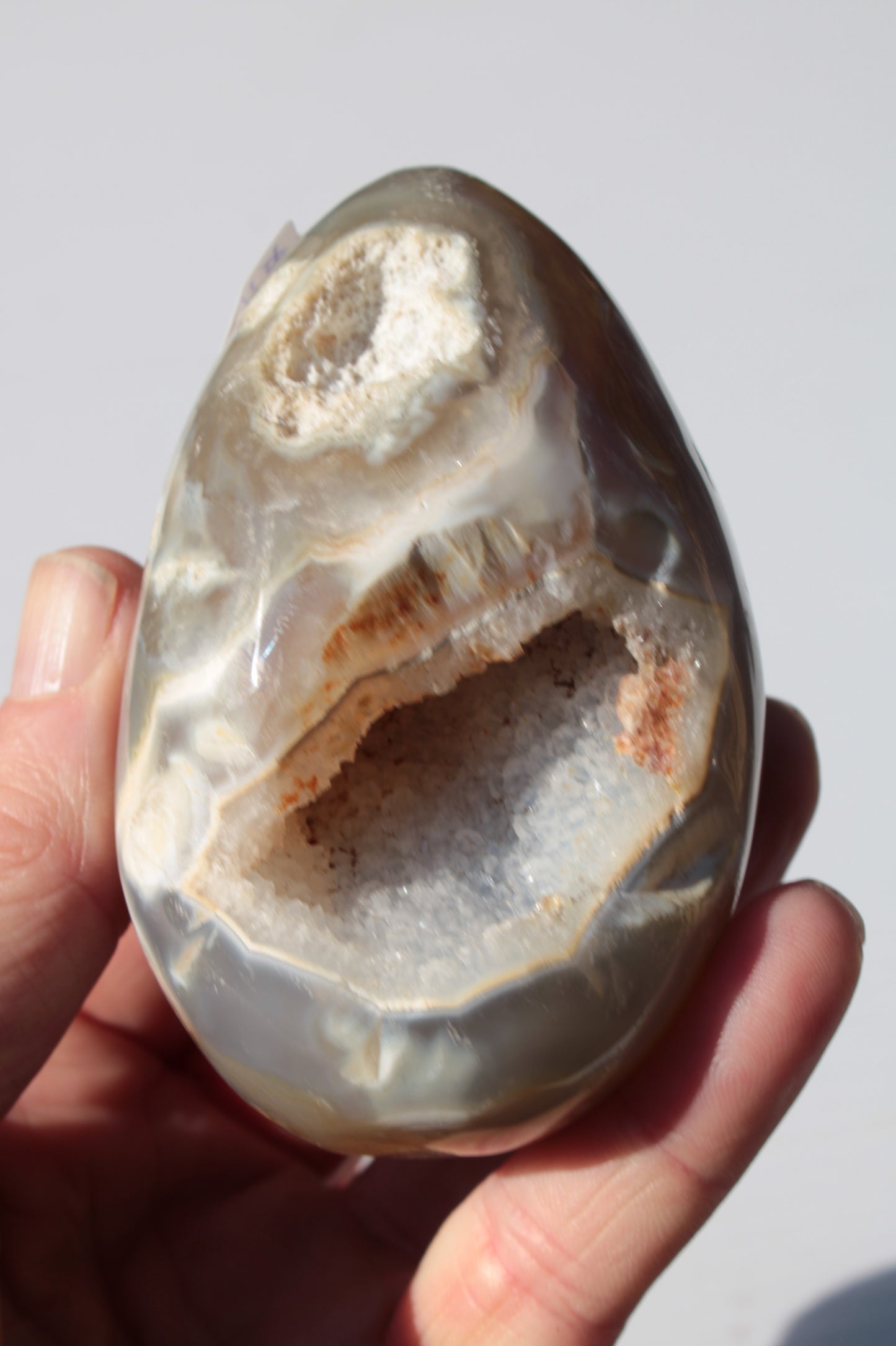 Agate geode 307g Rocks and Things