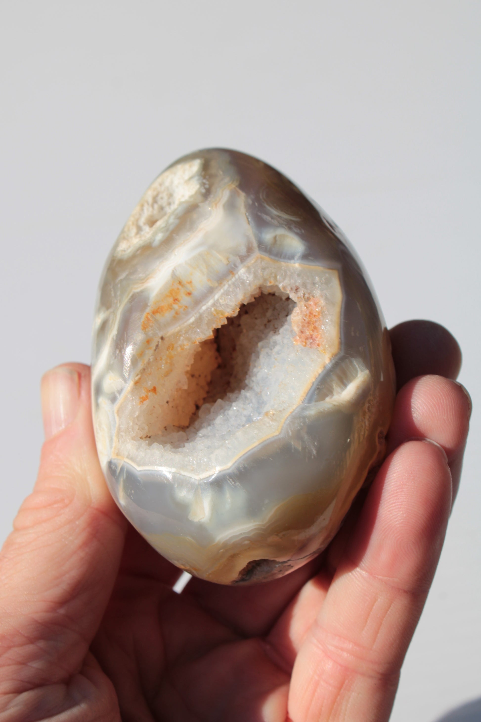 Agate geode 307g Rocks and Things