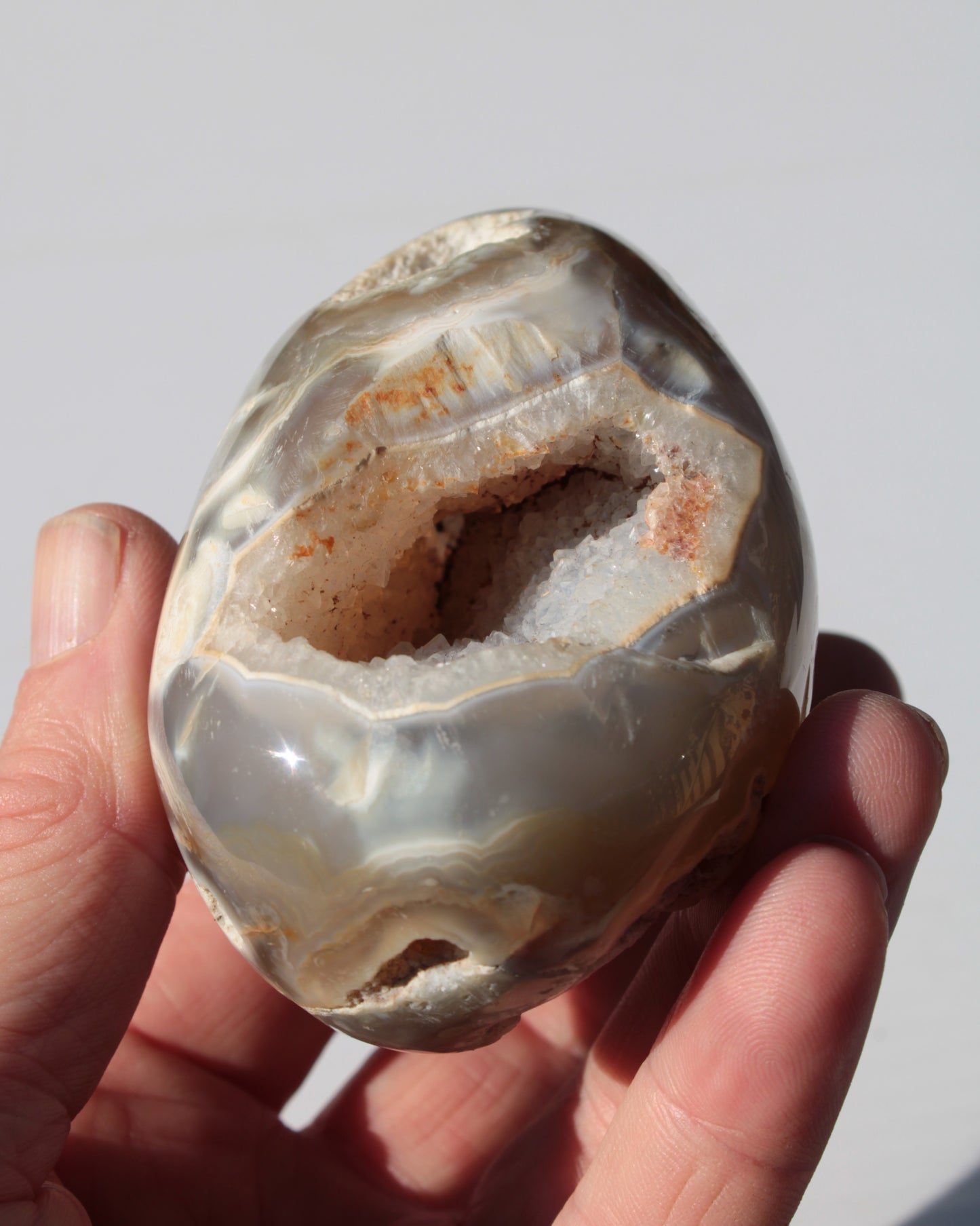 Agate geode 307g Rocks and Things