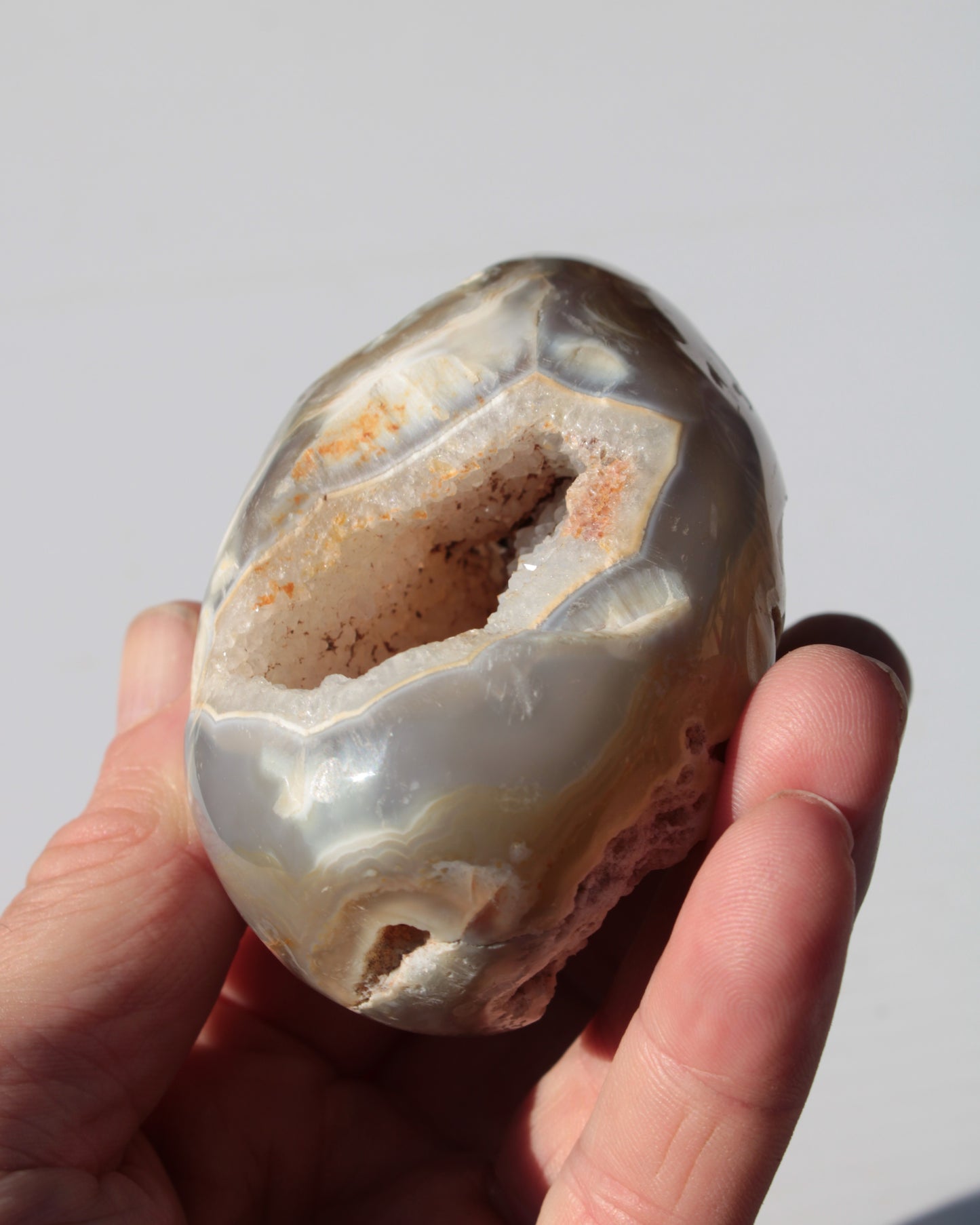 Agate geode 307g Rocks and Things