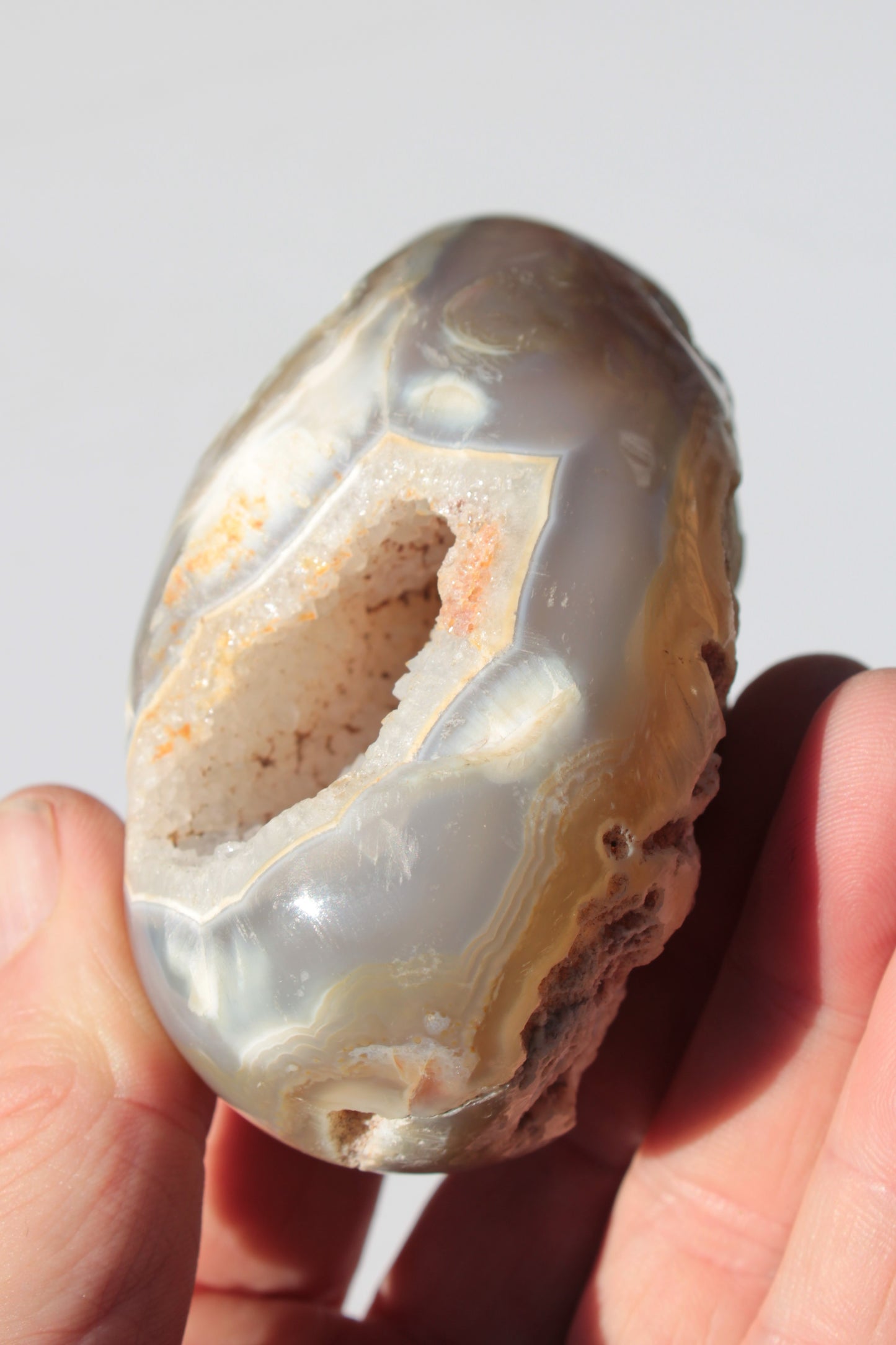 Agate geode 307g Rocks and Things