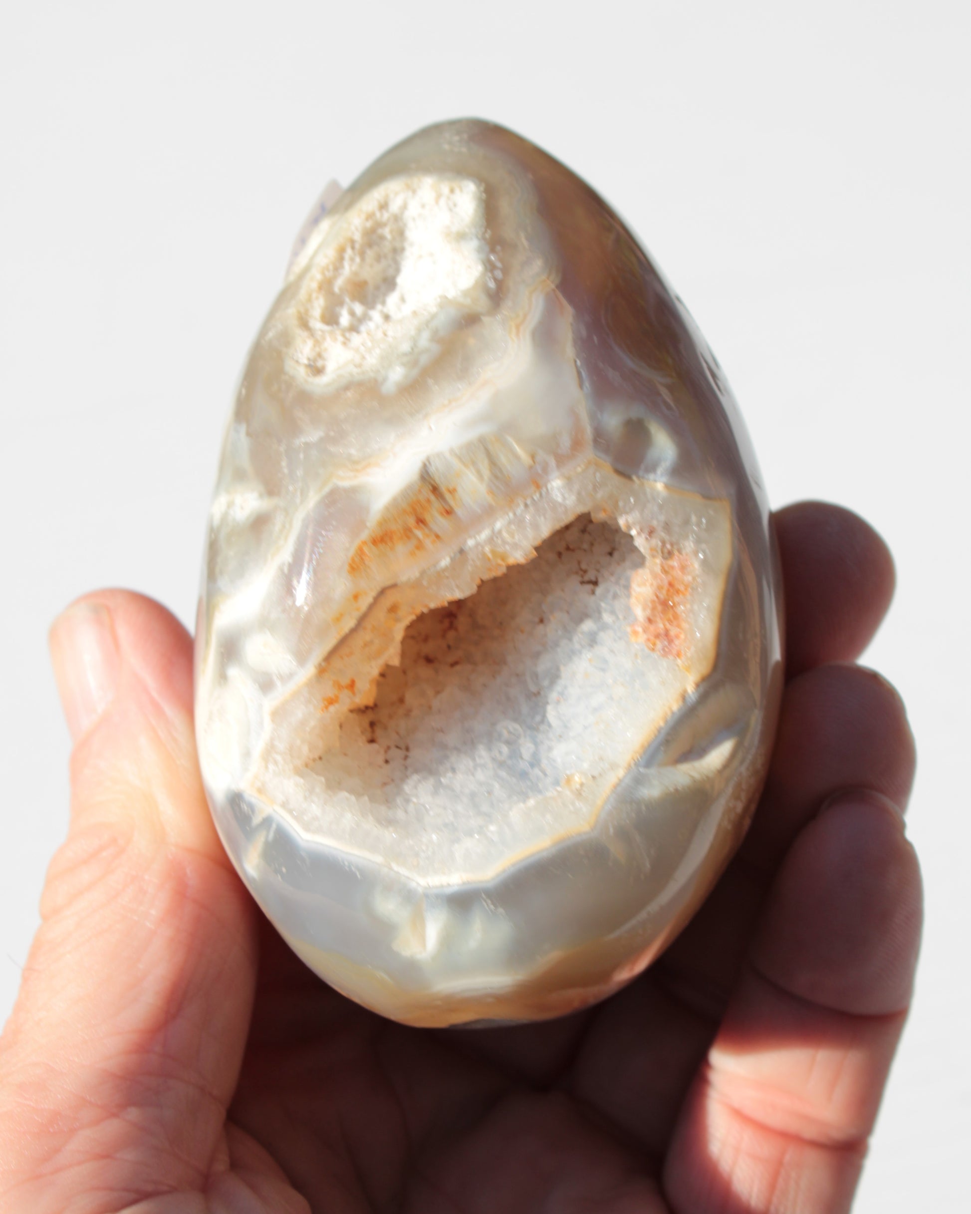 Agate geode 307g Rocks and Things