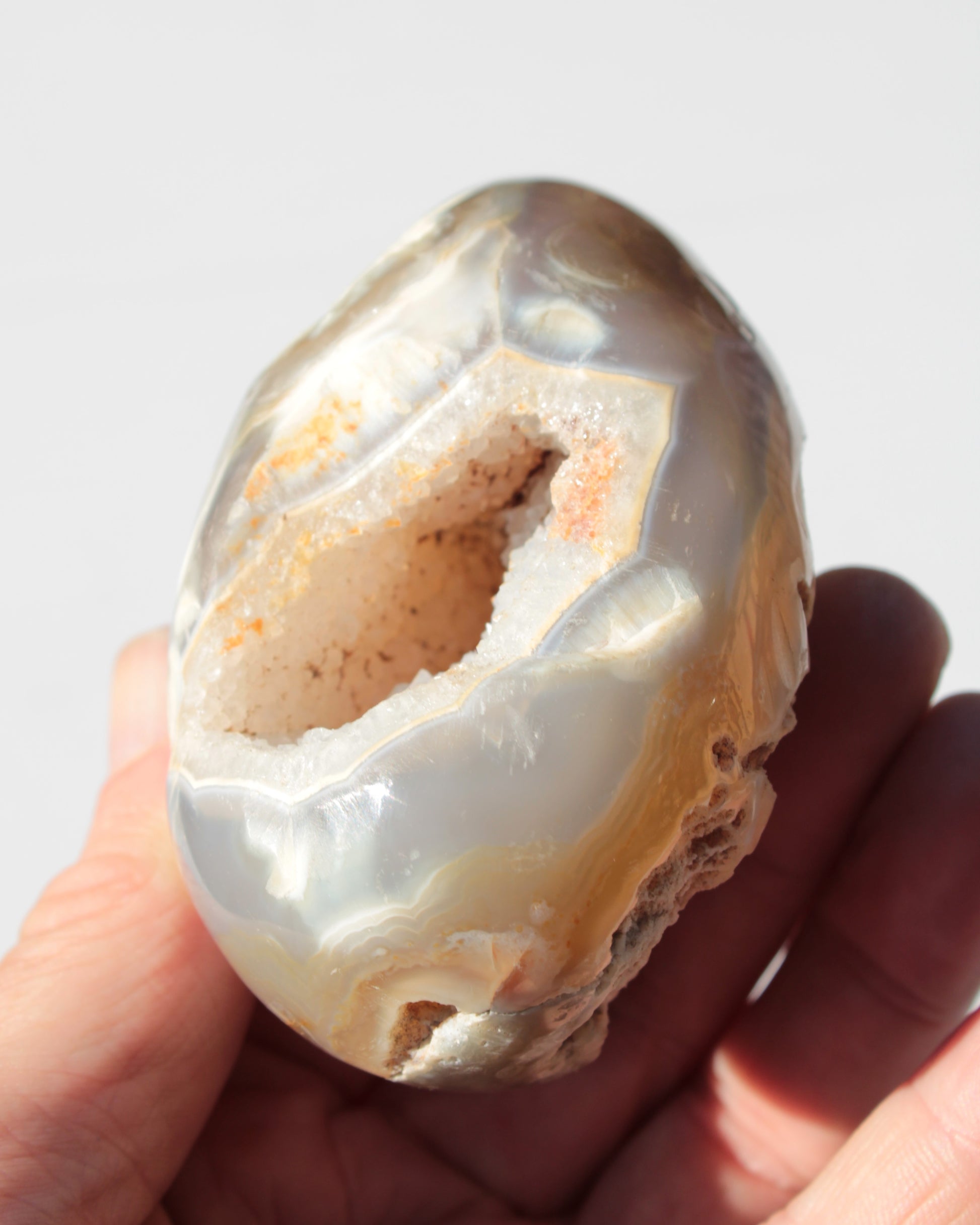 Agate geode 307g Rocks and Things