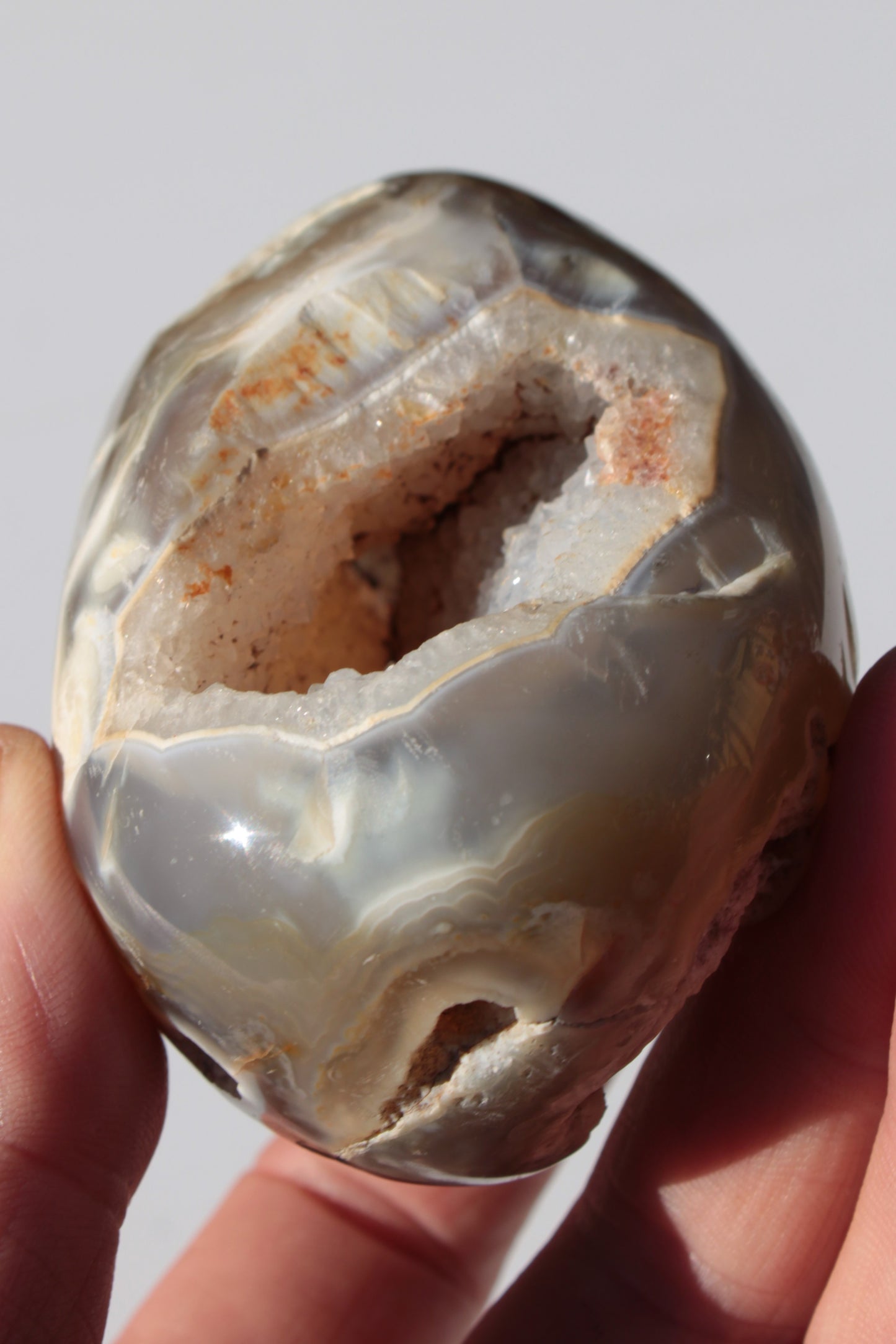 Agate geode 307g Rocks and Things