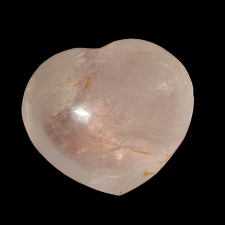 Clear Quartz heart 136g in sunlight - Rocks and Things Store