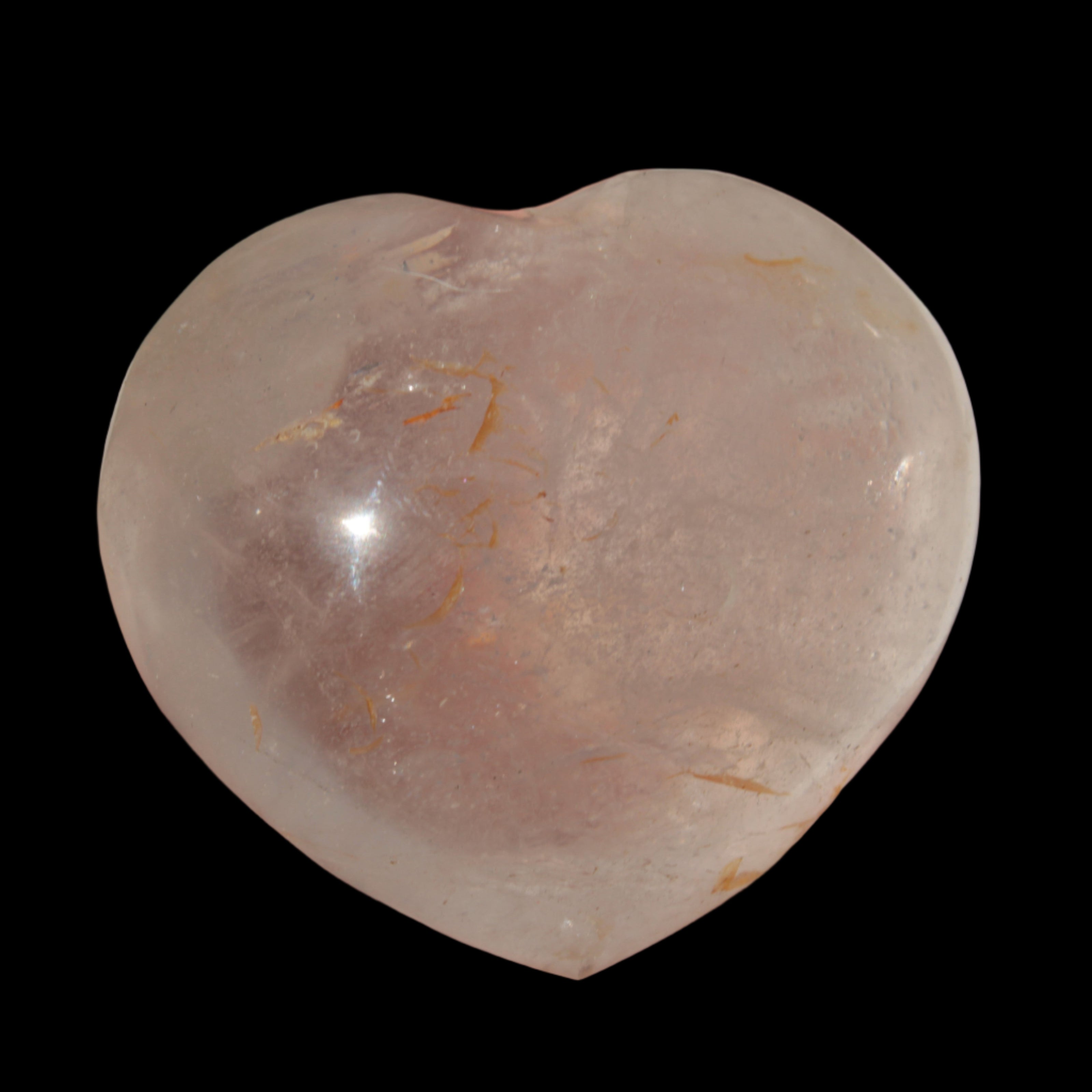 Clear Quartz heart 136g in sunlight - Rocks and Things Store